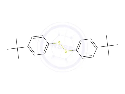 Chemical structure of 1,2-Bis(4-(tert-butyl)phenyl)disulfane