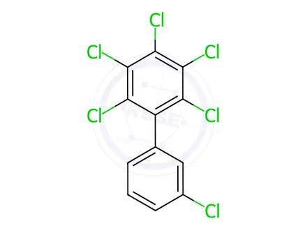 Chemical structure of PCB No. 163