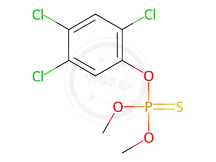 Chemical structure of Fenchlorphos