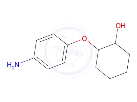 Chemical structure of 2-(4-Aminophenoxy)cyclohexan-1-ol