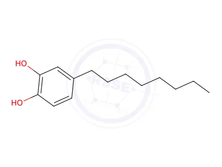 Chemical structure of 4-Octylbenzene-1,2-diol
