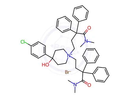 Chemical structure of Loperamide EP Impurity B Bromide