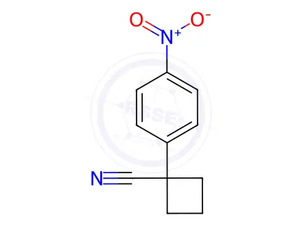 Chemical structure of 1-(4-NITROPHENYL)CYCLOBUTANECARBONITRILE