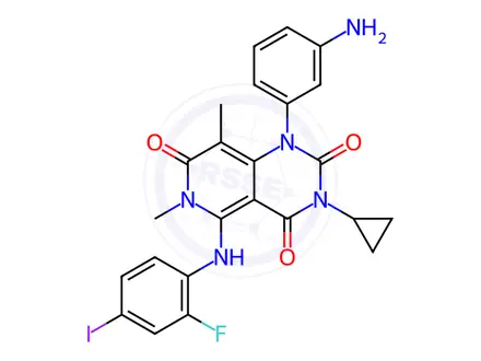 Chemical structure of Trametinib Impurity 3