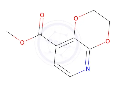Chemical structure of Methyl 2,3-dihydro-[1,4]dioxino[2,3-b]pyridine-8-carboxylate