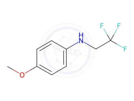 Chemical structure of (4-Methoxyphenyl)(2,2,2-trifluoroethyl)amine