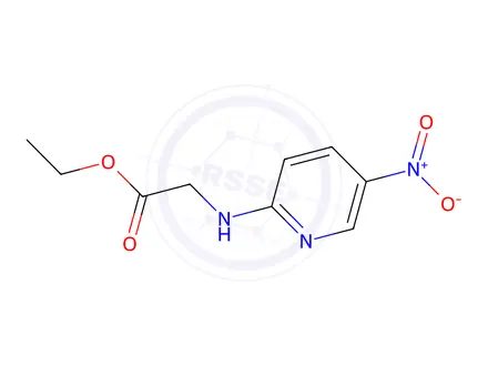 Chemical structure of ethyl 2-[(5-nitropyridin-2-yl)amino]acetate