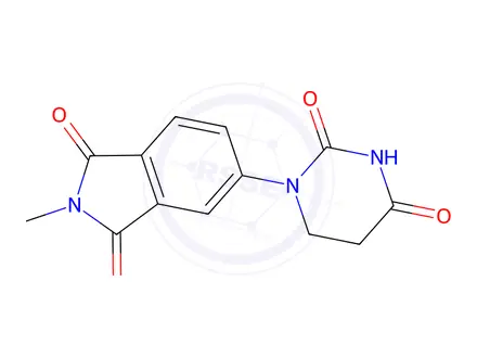 Chemical structure of 5-(2,4-dioxohexahydropyrimidin-1-yl)-2-methyl-isoindoline-1,3-dione