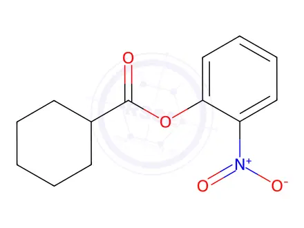 Chemical structure of 2-Nitrophenyl cyclohexanecarboxylate