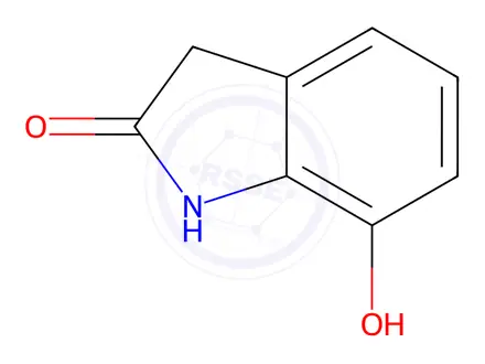 Chemical structure of 7-hydroxyindolin-2-one