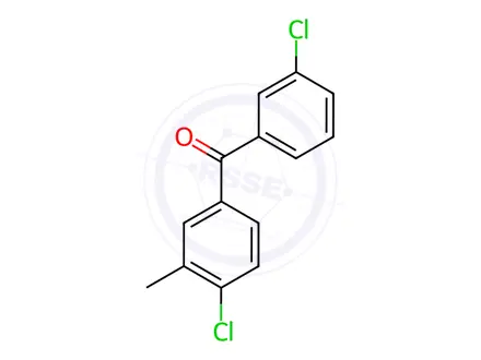 Chemical structure of (4-Chloro-3-methylphenyl)(3-chlorophenyl)methanone