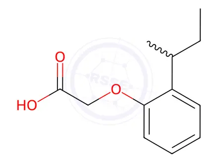 Chemical structure of 2-[2-(sec-Butyl)phenoxy]acetic acid