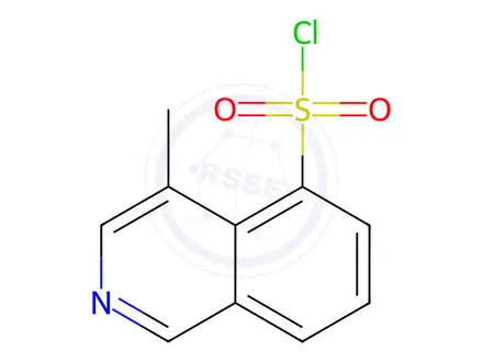 Chemical structure of 5-Chlorosulfonyl-4-methylisoquinoline