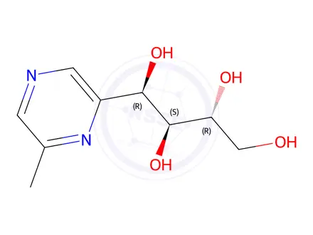 Chemical structure of 2-METHYL-5-ARABOTETRAHYDROXYBUTYLPYRAZINE