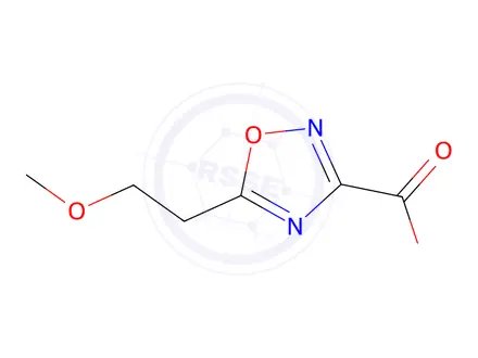 Chemical structure of 5-(2-Methoxyethyl)-1,2,4-oxadiazole-3-carboxylic acid