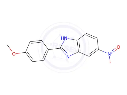 Chemical structure of 2-(4-Methoxyphenyl)-5-nitro-1H-benzo[d]imidazole