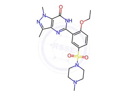 Chemical structure of Sildenafil Citrate Impurity 158