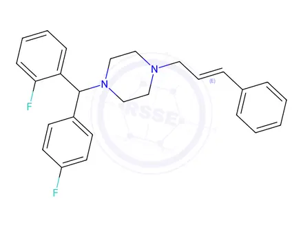 Chemical structure of Flunarizine EP Impurity C