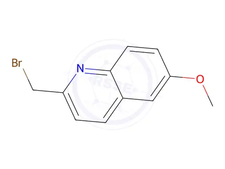 Chemical structure of 2-(bromomethyl)-6-methoxyQuinoline