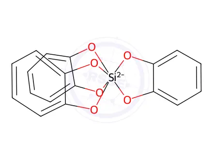 Chemical structure of DISODIUM TRIS(1 2-BENZENEDIOLATO-O O')-&