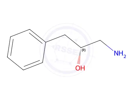 Chemical structure of (2R)-1-amino-3-phenylpropan-2-ol