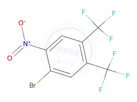 Chemical structure of 1-Bromo-2-nitro-4,5-bis(trifluoromethyl)benzene