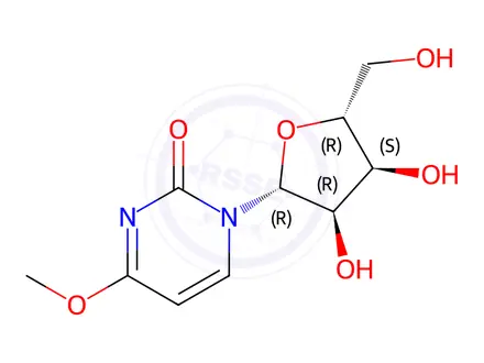 Chemical structure of O(4)-methyluridine