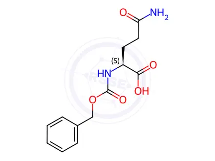 Chemical structure of glutamine
