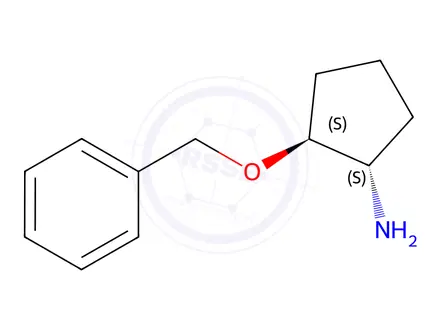 Chemical structure of (1S,2S)-(+)-2-Benzyloxycyclopentylamine