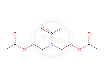 Chemical structure of (Acetylazanediyl)bis(ethane-2,1-diyl) diacetate