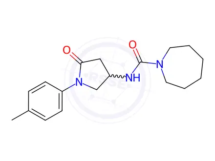 Chemical structure of N-(5-Oxo-1-(p-tolyl)pyrrolidin-3-yl)azepane-1-carboxamide
