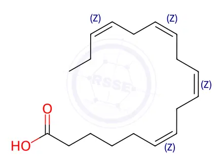Chemical structure of Stearidonic Acid