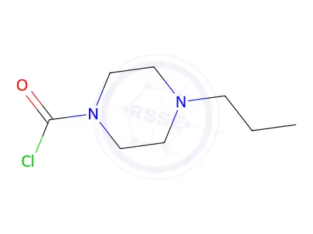 Chemical structure of 4-Propylpiperazine-1-carbonyl chloride