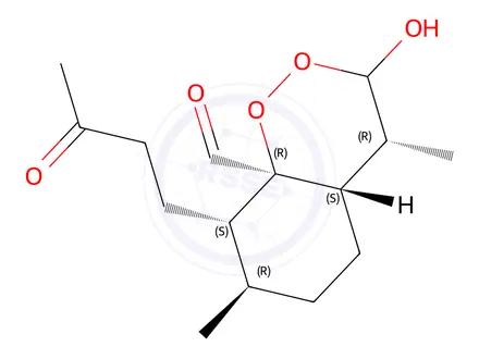 Chemical structure of Artesunate Impurity 1