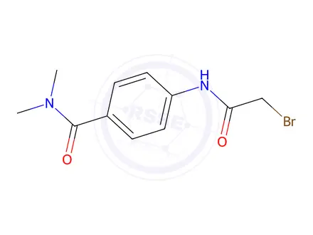 Chemical structure of 4-[(2-Bromoacetyl)amino]-N,N-dimethylbenzamide