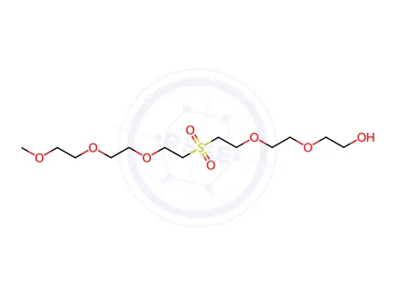Chemical structure of 2-(2-(2-((2-(2-(2-methoxyethoxy)ethoxy)ethyl)sulfonyl)ethoxy)ethoxy)ethan-1-ol