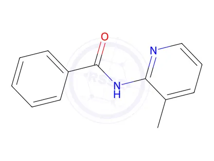 Chemical structure of N-(3-Methyl-2-pyridyl)benzamide