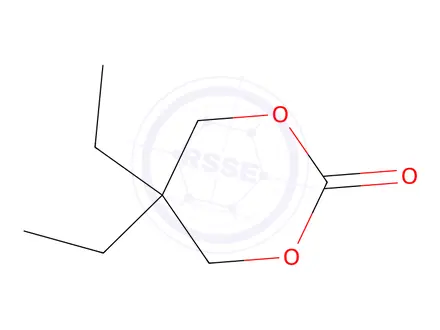 Chemical structure of 5,5-diethyl-1,3-dioxan-2-one