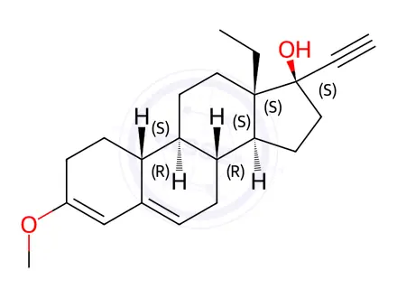 Chemical structure of Levonorgestrel EP Impurity S