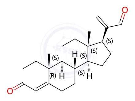 Chemical structure of Progesterone EP Impurity L