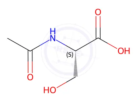 Chemical structure of N-Acetyl-L-serine