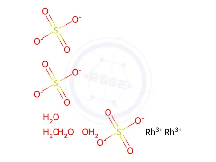 Chemical structure of RHODIUM (III) SULFATE