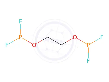Chemical structure of Phosphorodifluoridous acid, ethylene ester (8CI)