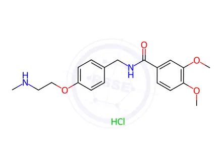 Chemical structure of N-Desmethyl Itopride Hydrochloride
