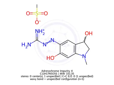 Chemical structure of Adrenochrome Impurity 4