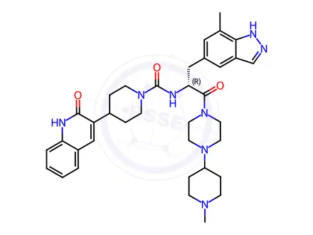 Chemical structure of Zavegepant