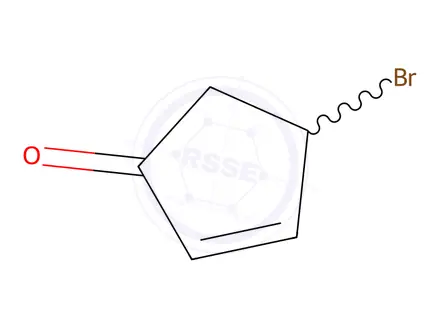 Chemical structure of 4-Bromocyclopent-2-en-1-one