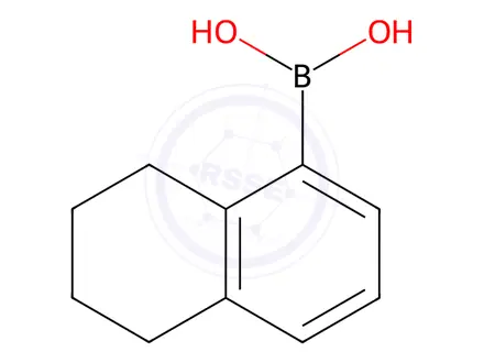 Chemical structure of 5,6,7,8-Tetrahydronaphthalen-1-ylboronic acid