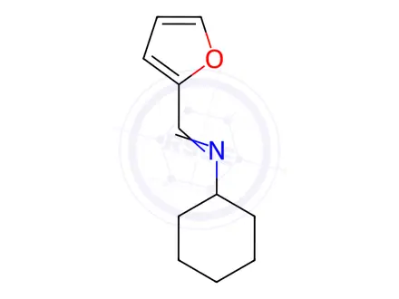 Chemical structure of N-(Furan-2-ylmethylene)cyclohexanamine