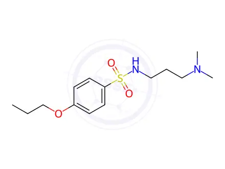 Chemical structure of N-[3-(Dimethylamino)propyl]-4-propoxybenzenesulfonamide